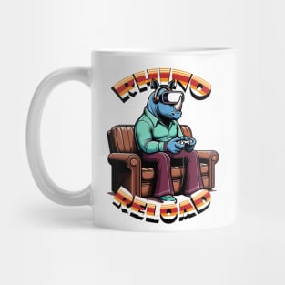 Rhino Reloaded - Vintage VR Gamer Chic Mug